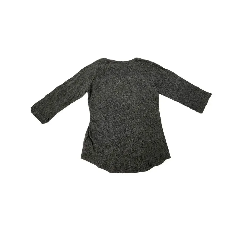 Old Navy Active Boys Gray Red Like A Boss Graphic Long Sleeve Shirt Small 6-7